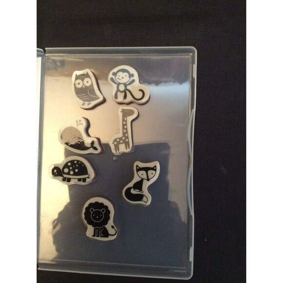 INVENTORY REDUCTION SALE. Stampin Up Fox and Friends Stamp Set B49 - Picture 2 of 3